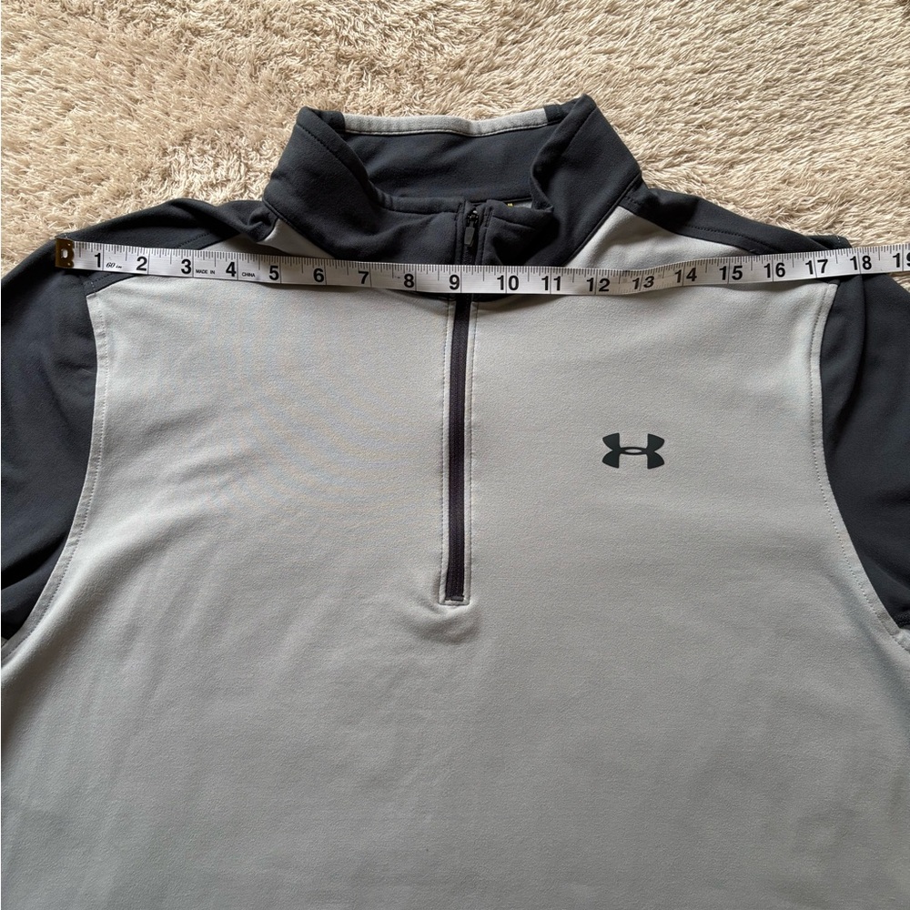 Under Armour Men's Performance Fleece Pullover Sweater Cold Gear Storm 1 Medium - Picture 7 of 9